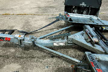 Wheel Ramp Unlatched, Left Side